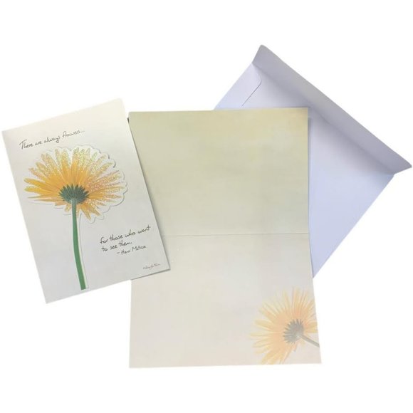 Sunflower Greeting Cards with Envelopes Box Set of 15 Blank Inside - Picture 2 of 5